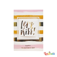 Lets Kiss Valentines Card